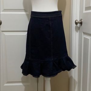 Ann Taylor Denim Pencil Skirt
